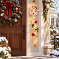 thumbnail image 5 of 47.24Inch Lighted Christmas Door Hanger Decoration Fairy Shape Glowing Christmas Door Hanger Light Decoration With Warm LED Lights For Porch Wall And Entryway, 5 of 5