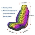 thumbnail image 3 of Fotbe Animal Paw Rainbow Funda para Asiento de Auto con Estampado – Impermeable y Antisudor – Ajuste Universal, Lavable a Máquina, Antideslizante (1 Pieza), 3 of 5