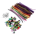 thumbnail image 4 of Craft Supplies Bulk, Simple Operation Chenille Stems Set Fine Workmanship Colorful Soft Long Service Life  For Toys For DIY Art Crafts, 4 of 8