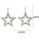 thumbnail image 5 of Pendientes de aro colgantes de estrella con diamantes de imitación de cristal, pendientes de gota de estrella grande, pendientes brillantes para fiesta, boda, Bar, 5 of 5