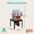 thumbnail image 3 of Loco Cookers 80 Quart SureSpark Seafood Boil & Steam Kit, 3 of 8
