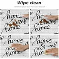 thumbnail image 5 of Home Sweet Home Round Tablecloth Lettering Word On Vintage Country Wooden Board Table Cover Table Cloth for Indoor Dining, Outdoor Picnic Parties, Camping,Fits for Table 40-44", 5 of 6