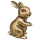 thumbnail image 5 of Figura de conejo de latón Figura de conejo de Pascua Miniatura Decorativa Vintage Linda de pie, 5 of 9
