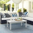 thumbnail image 5 of LUE BONA 42'' Patio Coffee Table,HDPS Rectangle Outdoor Coffee Table,White, 5 of 7
