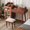 Walnut, variant on Makeup Vanity Desk with USB Port, Modern Vanity Desk Set with Stool, Dressing Makeup Table with Large Storage for Small Place, Walnut