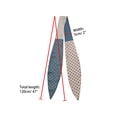 thumbnail image 3 of INSPIRE CHIC Women's Chic Polka Dots Neckerchief Skinny Scarves Hair Band Ribbon Blue Small Dot, 3 of 6
