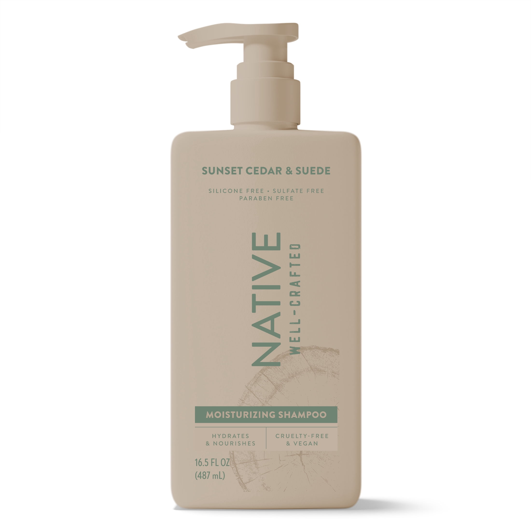 Native Moisturizing Men's Shampoo, Sunset Cedar & Suede, 16.5 fl oz