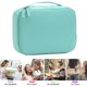 thumbnail image 5 of Hukapapa Bolsa de cosméticos con Memoria de poliéster, Bolsa de cosméticos Coreana portátil de Viaje, Bolsa de Almacenamiento de cosméticos para Mujer, Verde, 5 of 5