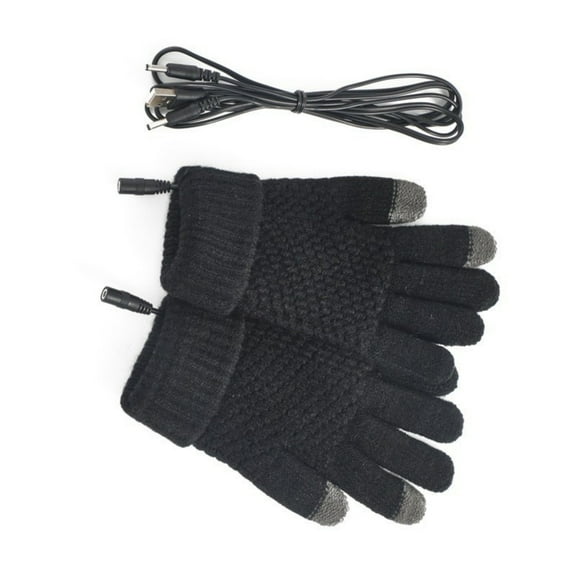 AOOOWER Touchscreens Gloves 10x15cm Soft Comfortable for Cold Environment Outdoor Adventure USB Heated Warmth Gloves