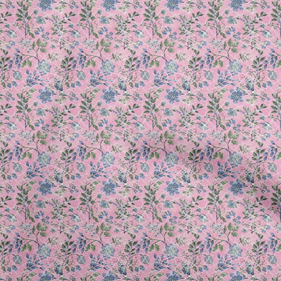 oneOone Silk Tabby Light Pink Fabric Batik Sewing Material Print Fabric By The Yard 42 Inch Wide