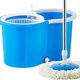 thumbnail image 5 of Fregona giratoria: fregona de Piso de Manos Libres Extensible de Acero Inoxidable de plástico de 360 ​​​​Grados, Herramienta de Limpieza automática para el hogar, Azul/Negro(Azul), 5 of 5