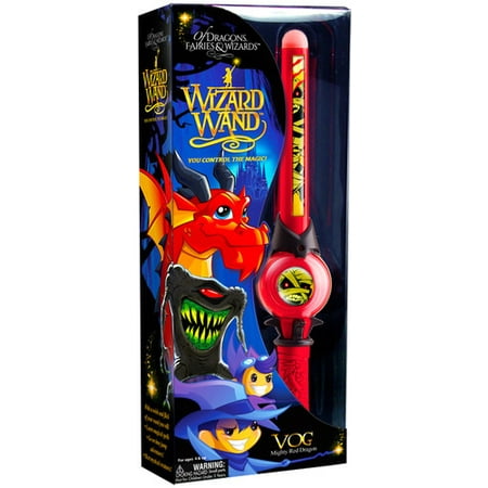 Mighty Wizard Wand: Of Dragons, Fairies, and Wizards Vog Hand Held RedWand