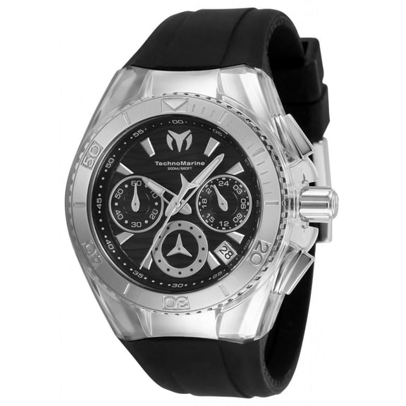 Technomarine TM-120034 Women's Cruise Star Chrono Black Dial Watch