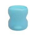 thumbnail image 2 of Dr. Brown's Options+ Wide-Neck Glass Baby Bottle Sleeve, 100% Silicone, Blue, BPA Free, 5 oz, 1 pack, 2 of 8