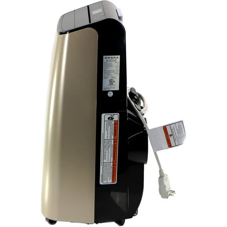 Amana - 450 Sq. Ft. Portable Air Conditioner - Black/Gold