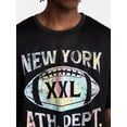 thumbnail image 4 of No Boundaries Pride Boxy Fit Mesh Jersey, Men's Sizes XS-5XL, 4 of 5
