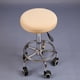 thumbnail image 4 of Fundas de asiento para sillas redondas para taburetes de bar, adecuadas para bodas, celebraciones y Beige, 4 of 5