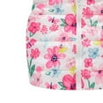 thumbnail image 3 of ATOGUTA Girls' Outerwear Jackets & Coats Floral Printed Vest Warm Waistcoat Toddler Outwear Coat White, Size 1T-5T, 3 of 4