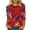 Red Tops for Women_m, variant on CYMMPU Business Work Blouses Plus Size Tunic Tops Crewneck Vintage Basic Tees Horse Printed 3/4 Length Sleeve Shirts Summer Fall 2025 Clothes for Women Multicolor XXXXL