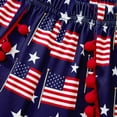 thumbnail image 6 of Girls 4th of July Outfit Red White Blue Top and Shorts Set,Size 3, 6 of 7