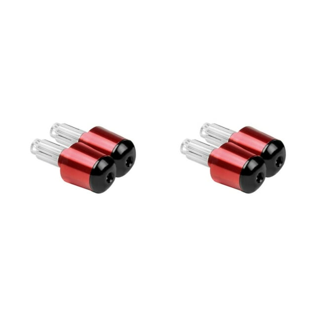 mmirethe 2pack/lot Poignées de Guidon de Moto Installation Facile pour 2Set Rouge Amélioré