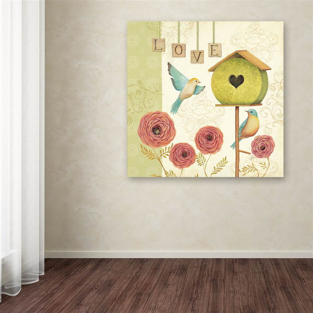 Trademark Fine Art "Welcome Home II" Canvas Art by Daphne Brissonnet
