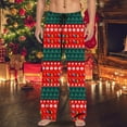 thumbnail image 2 of Christmas Mens Casual Pants Pajama Pants With Drawstring And Pockets Christmas Gift Little Fuzzy Pants Men, 2 of 4