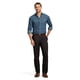 thumbnail image 4 of Pantalón chino americano IZOD para hombre, parte delantera plana, corte ajustado, negro, 32 de ancho x 29 de largo, 4 of 6