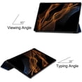 thumbnail image 4 of Epicgadget Case for Samsung Galaxy Tab S8 Ultra 14.6 Inch (SM-X900/X906) - Lightweight Tri-Fold Stand Shell Auto Wake/Sleep Case Cover for Galaxy Tablet S8 Ultra (2022 Released) (Navy Blue), 4 of 7