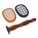 thumbnail image 2 of Kit de filtro y cepillo giratorio para aspiradora de color amarillo y negro para aspiradoras FC6822, 6823, 6827, 6908, 6906 - Accesorios de repuesto, 2 of 8