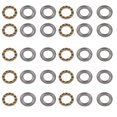 thumbnail image 1 of 10 Uds. Cojinete de bolas de empuje avión carga Axial hardware de acero equipo mecánico Industrial(3613-0521-0012), 1 of 14