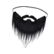thumbnail image 1 of Barba de Papá Noel de Navidad, barba de gnomo falsa, suministros para fiesta de Navidad, accesorios de disfraz, disfraz de barba para adultos y niños Negro Yinane barba de papa noel, 1 of 8