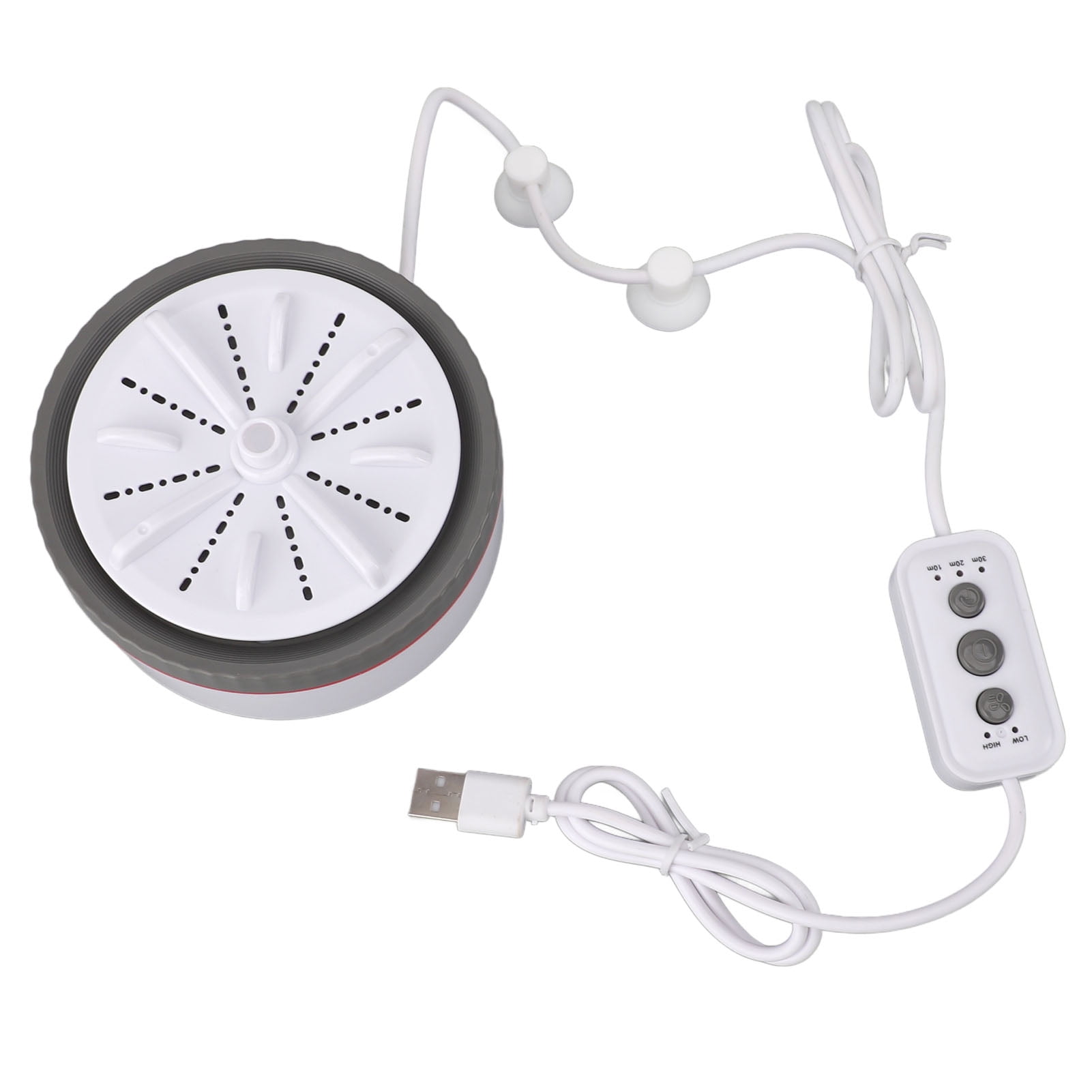 Portable Turbo Washer, USB Powered, Timed  Adjustable Speed, Ideal For Travel  Small Loads