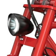 Razor Rambler 16 Retro Electric Bike, Age 18+, 15.5 Mph, 45-Min Run, 220lb Max, Red