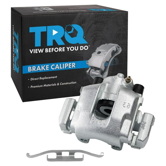 TRQ Rear Left Brake Caliper w/Bracket Drivers Side Compatible with 2000 BMW 323Ci 323i 2001-2003 325Ci 325i 325xi 1999-2000 328i