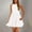 White, variant on ZZwxWA Summer Dresses for Women 2025 Casual Sleeveless Tank Mini Short Dress Crew Neck Bubble Sundress with Pockets