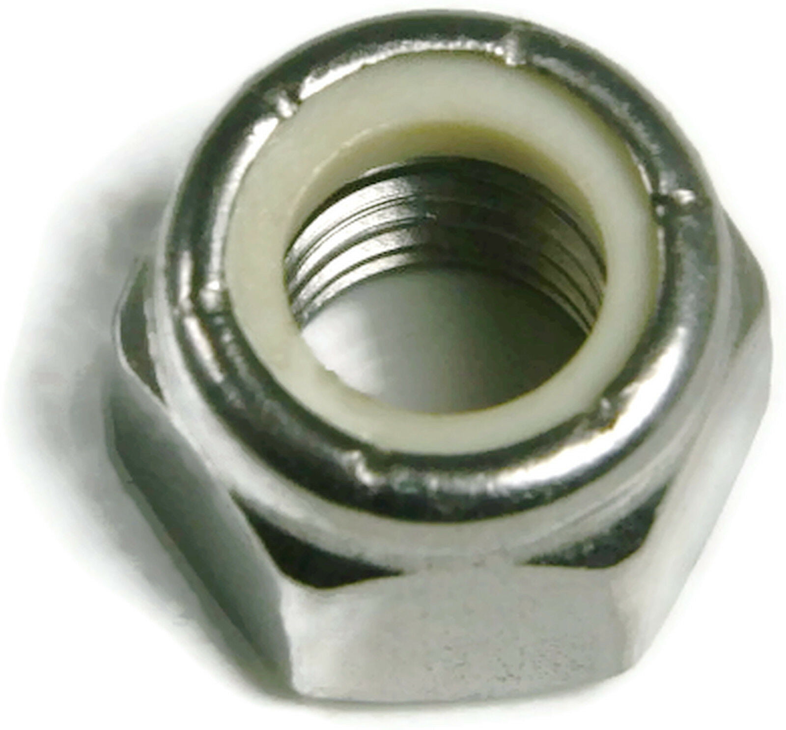 Locking 5/16 x 18 Top Lock Hex Nut Stainless Steel Qty 250 
