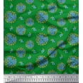 thumbnail image 1 of Soimoi Cotton Duck Fabric Berries,Leaves & Peony Floral Print Fabric by the Yard 42 Inch Wide, 1 of 1
