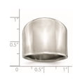 thumbnail image 6 of Chisel Stainless Steel Polished Ring, 6 of 7