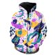 thumbnail image 1 of Sudadera con capucha y cremallera de manga larga con estampado 3D de grafiti abstracto para hombre, unisex, gran oferta 2024, con capucha., 1 of 6