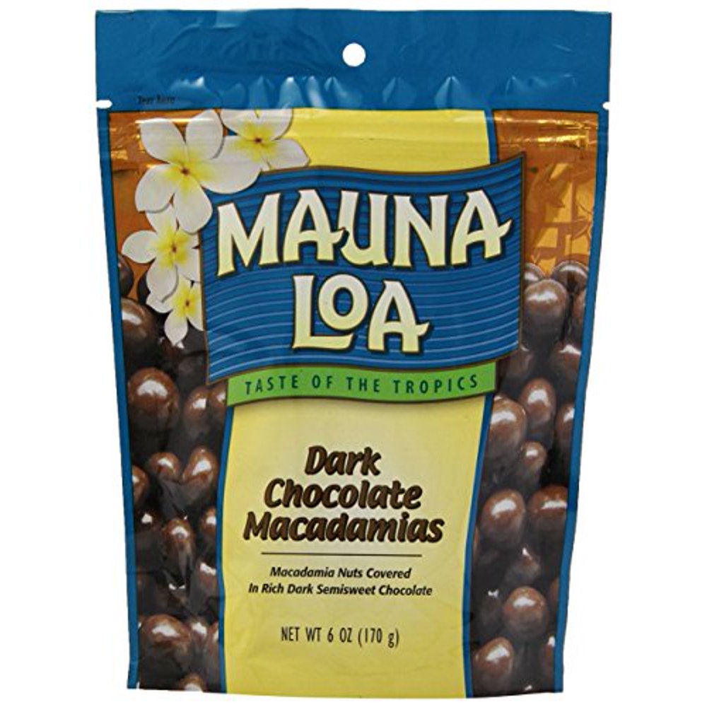 Mauna Loa Dark Chocolate Macadamias, 6 Oz.