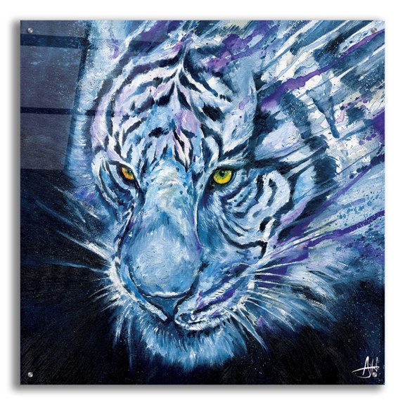 Epic Art 'Nightstalker' by Marc Allante, Acrylic Glass Wall Art, 36"x36"