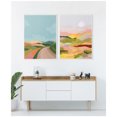 thumbnail image 3 of Kate and Laurel Beautiful Colorful Landscapes Set of 2 28x38 Framed Canvas Wall Art Set  by July Art Prints, Sylvie White, Coastal, Landscapes, Abstract, Abstract, Landscapes Art for Wall Décor, 3 of 8