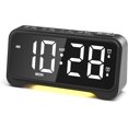 thumbnail image 1 of ROCAM Alarm Clock Digital Clock, Simple Loud Alarm Clocks for Bedrooms Large Buttons Easy Set Big Numbers Easy Read, Dimmer Night Light, Dual Alarms, Weekday Weekend Mode, Power-Off Memory, 1 of 7