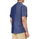 thumbnail image 3 of CAMISAS DE HOMBRE CORTAS DE VERANO DE ALGODÓN PATCHWORK CON BOTONES S AZUL MARINO, 3 of 6