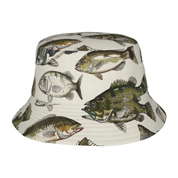 Themed Throw Fisherman's Hat Lightweight and Breathable Sun Hat Suitable for Both Men and Women