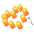 thumbnail image 1 of Kearding Luz LED de cadena de velas sin llama con luz blanca cálida Luz de cadena integrada Velas LED parpadeantes alimentadas por USB Decoración para Iluminación navideña Numero 3, 1 of 6