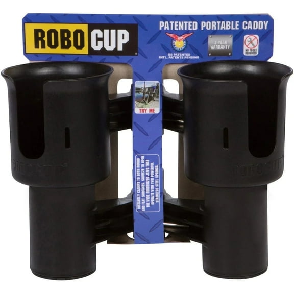 ROBOCUP Best Cup Holder for Drinks, Fishing Rod/Pole, Boat, Beach Chair, Golf Cart, Wagon