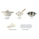 thumbnail image 3 of Juego de ollas y sartenes de 21 piezas, juego de utensilios de cocina antiadherentes con juego de cocina (blanco, 21 piezas), 3 of 5