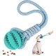 thumbnail image 1 of Juguete de pelota para perros, pelota de goma para perros, dientes limpios, pelota de goma para masticar con cuerda para perros pequeños, medianos y grandes JM, 1 of 5